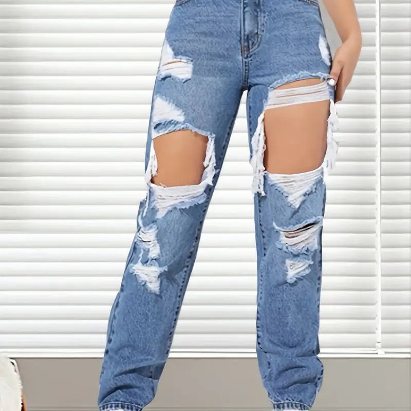 casual boyfriend jeans blue denim (copy)