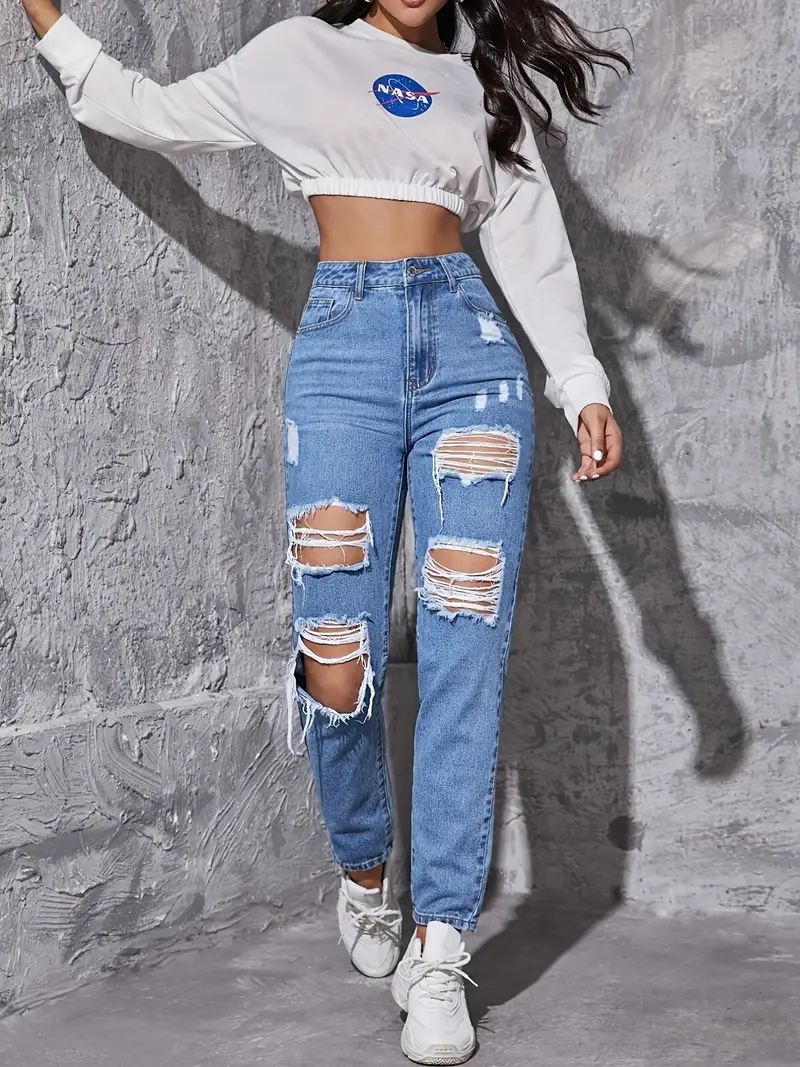 casual ripped blue denim (copy)