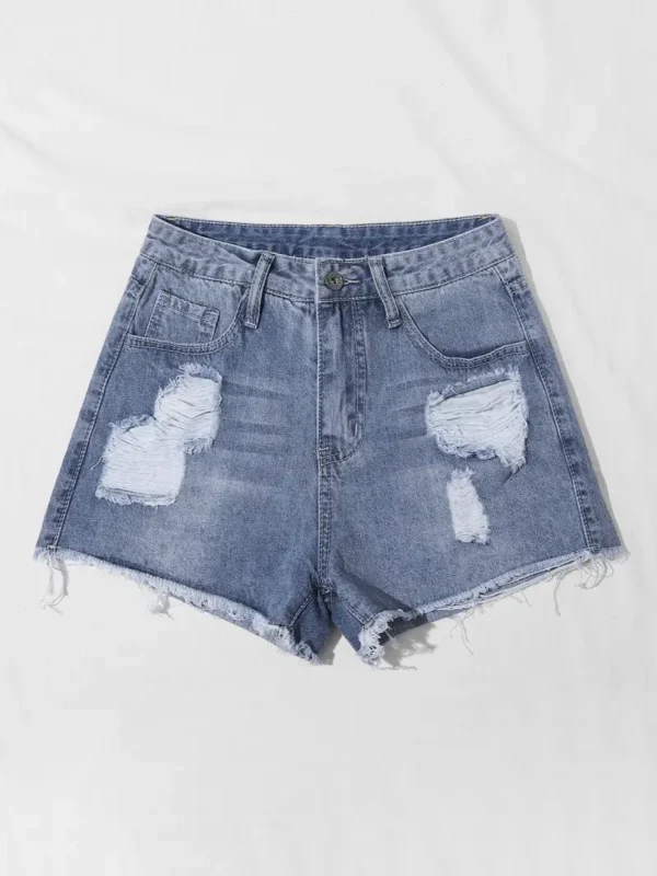 high waisted short blue denim (copy)