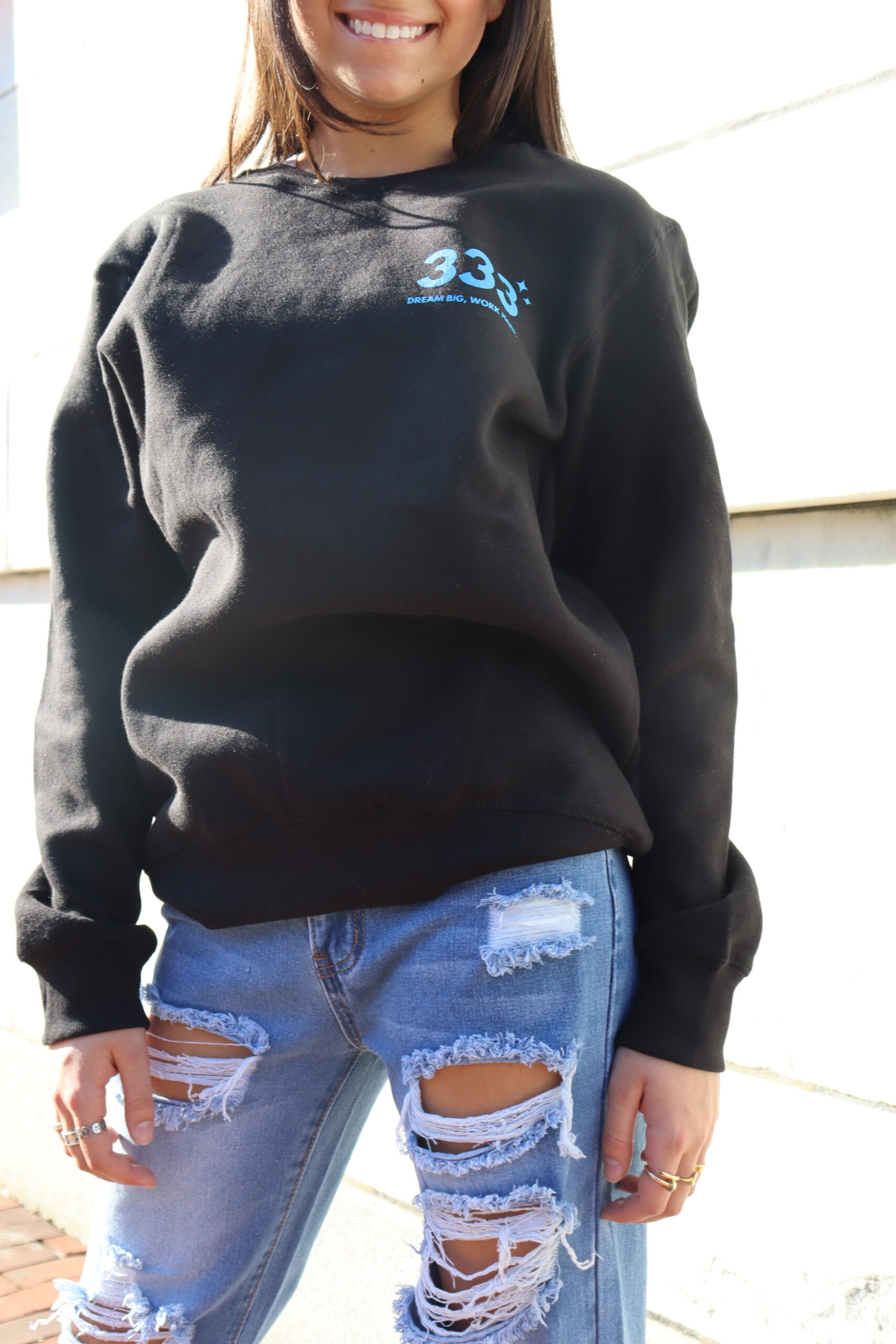 888 cropped hoodie