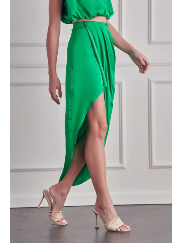 green with envy skirt set