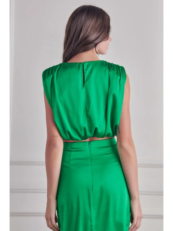 green with envy skirt set