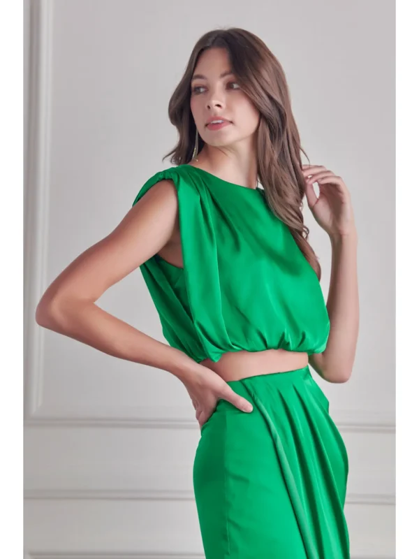 green with envy skirt set