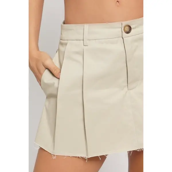 kourtney khaki skort