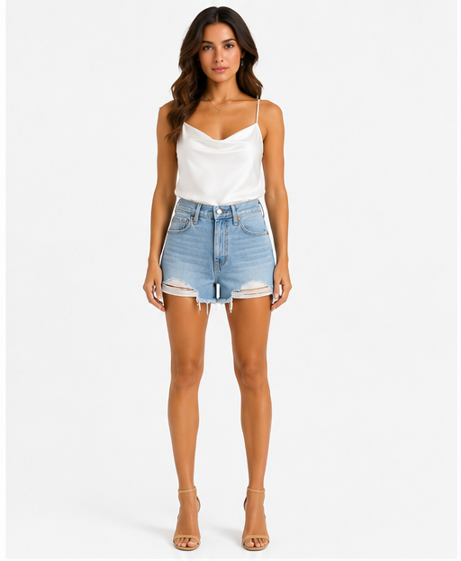 the malibu denim cutoffs
